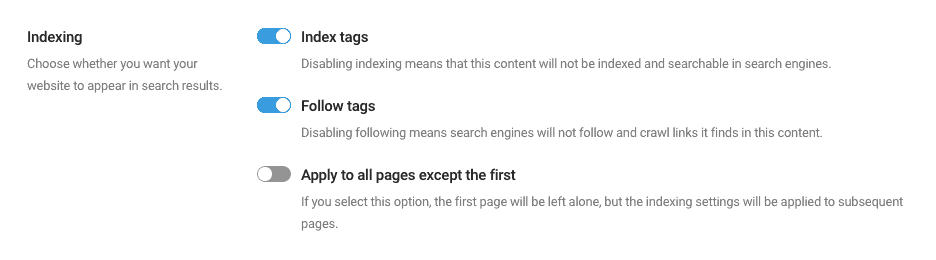 Indexing