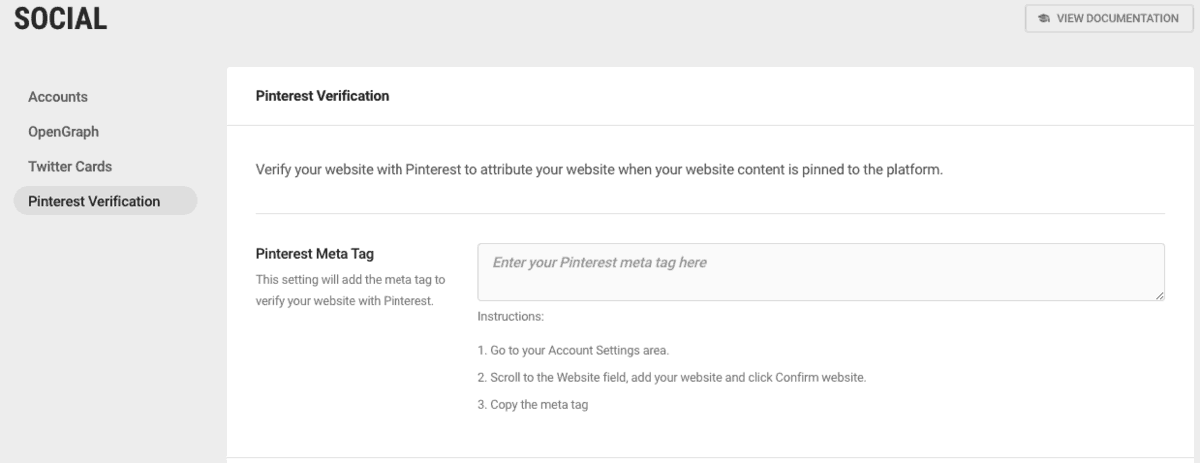 Social Pinterest