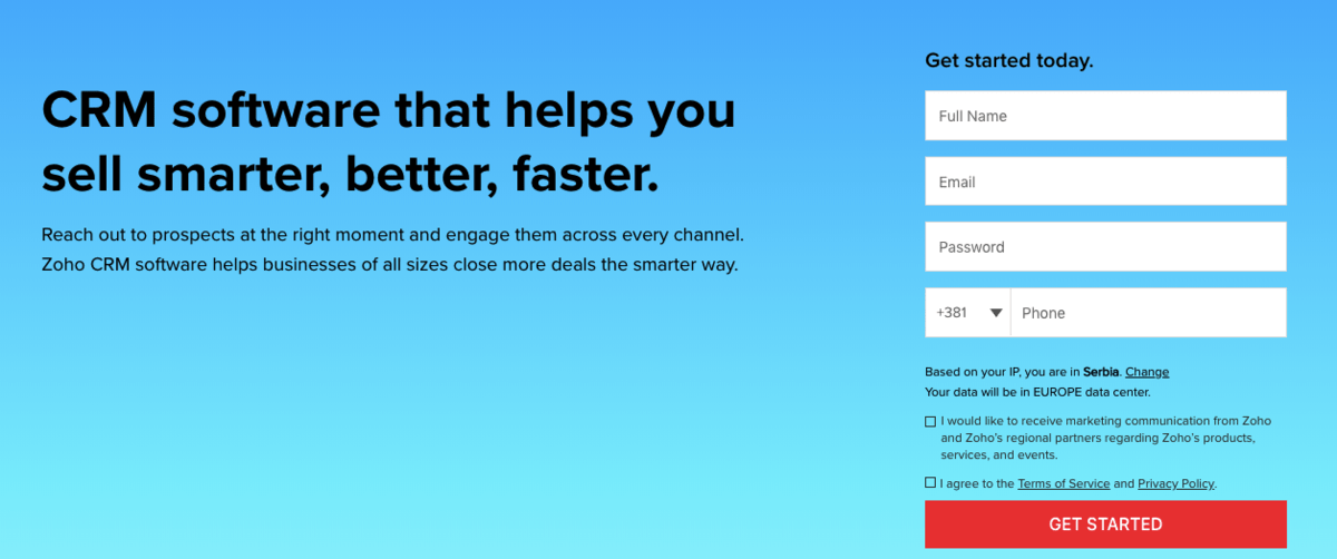 Zoho CRM