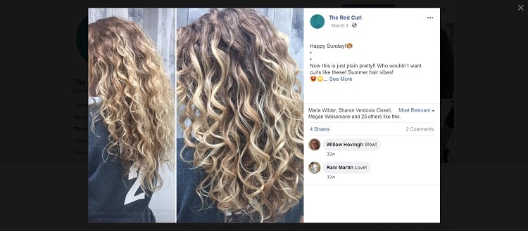 the red curl