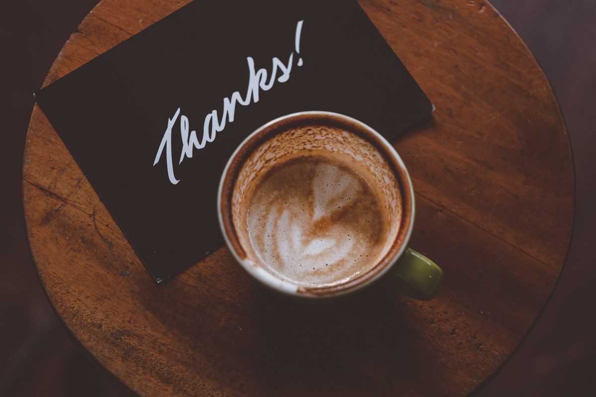 Thank you note