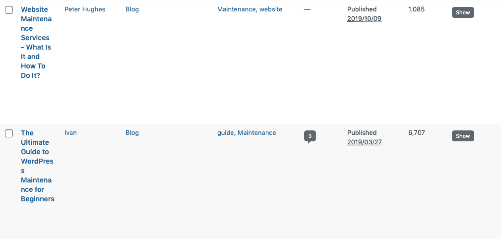 websitemaintenance
