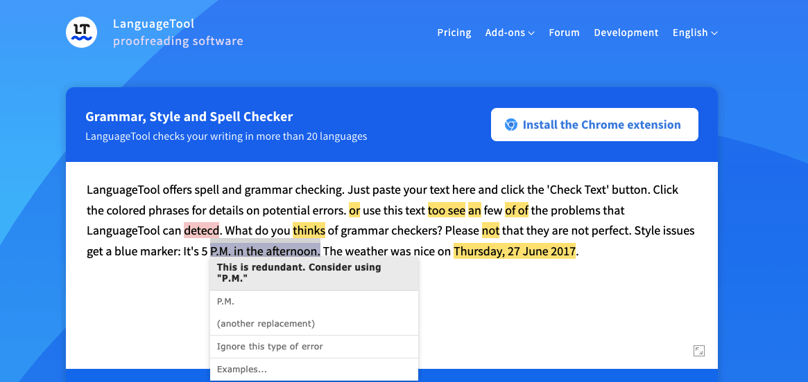 Language Tool