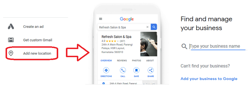 how to add new location on google my business
