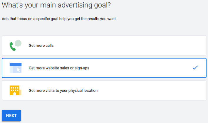 advertising goal