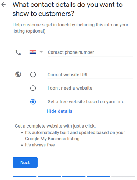 contact information