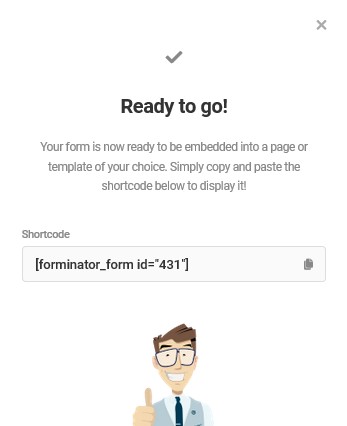 Forminator ready