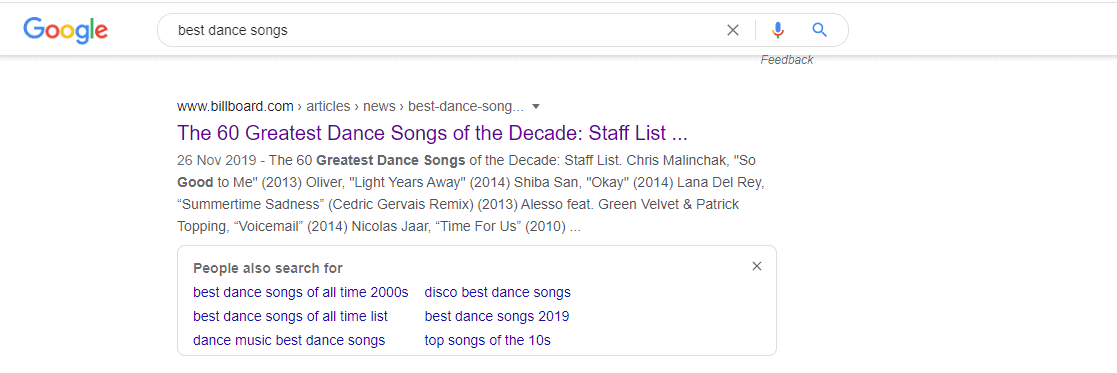 Google search