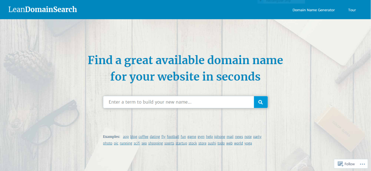 Lean Domain Search