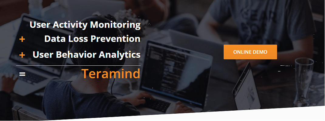 Teramind landing page