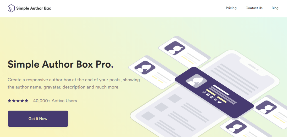 Simple Author Box