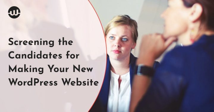 Screening the Candidates for Making Your New Wordpress Website