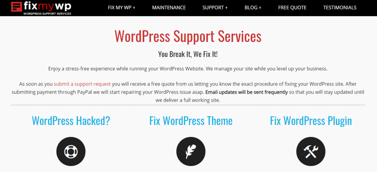 FixMyWP