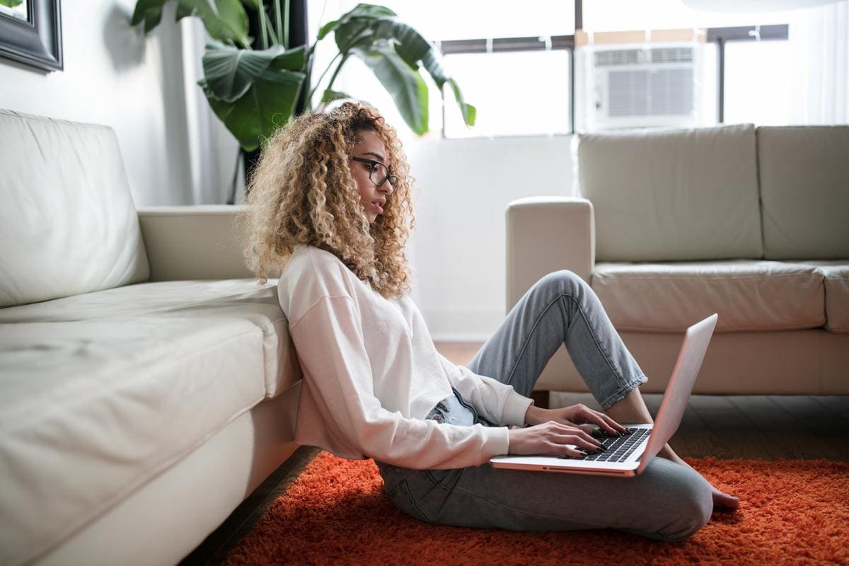 Woman working