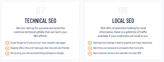 SEO Checklist technical SEO and local SEO modules
