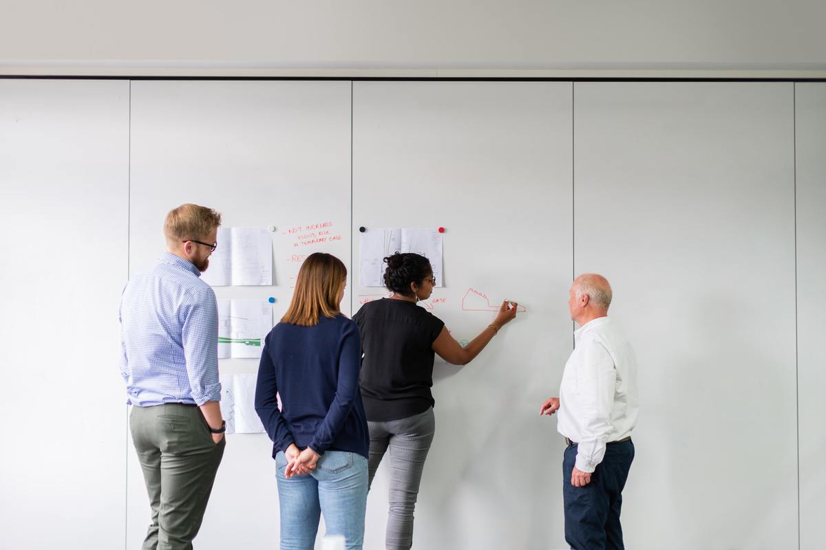 Team making a plan