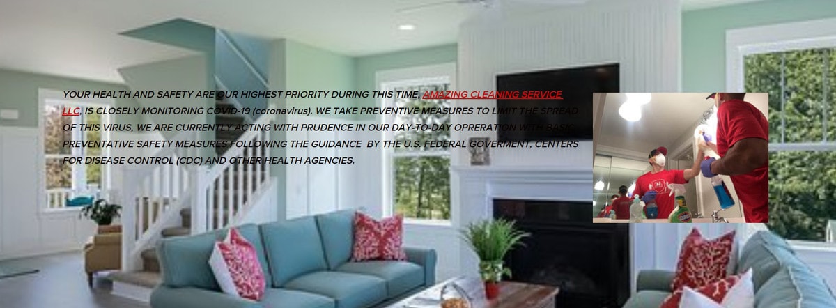 Amazing Cleaning Services COVID-19 notice