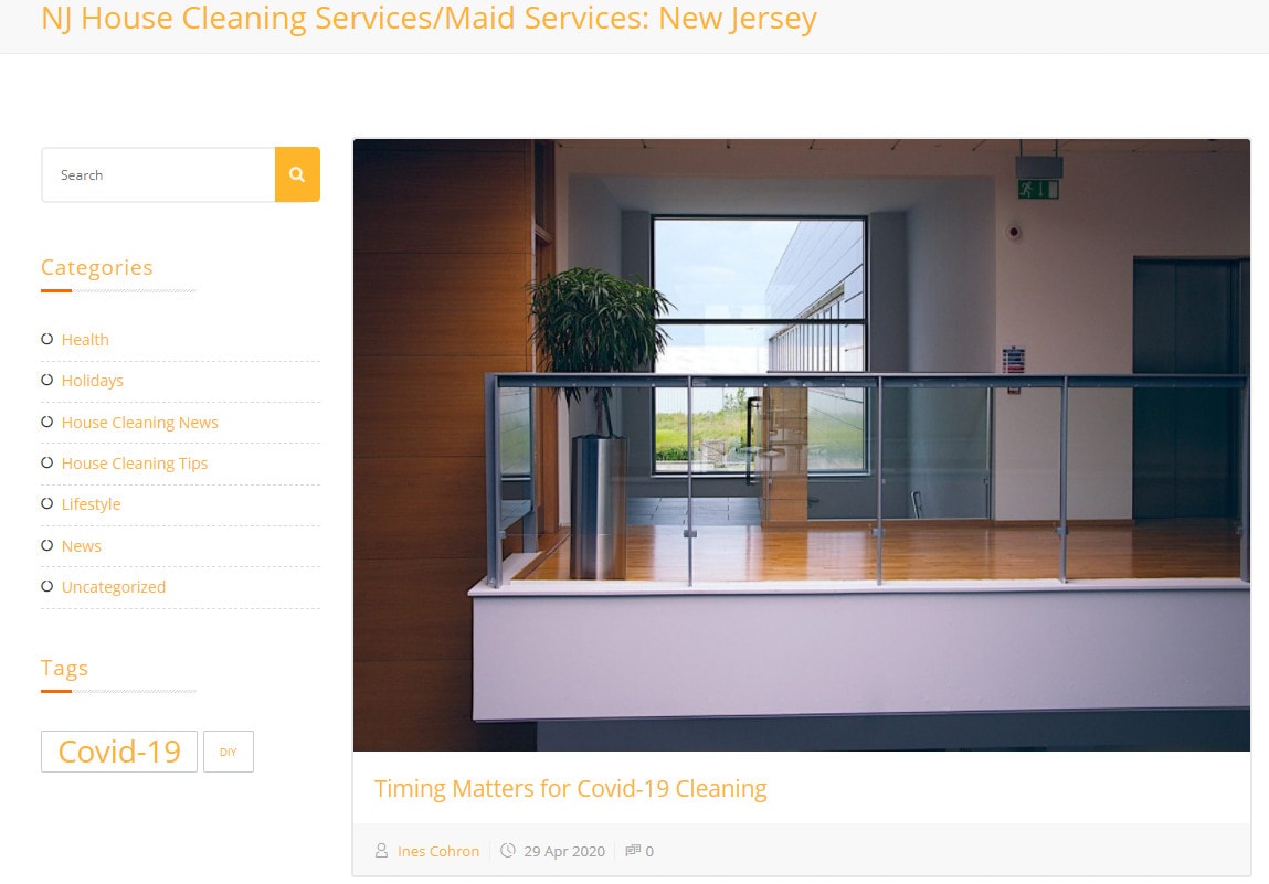 Total Home Cleaning blog post