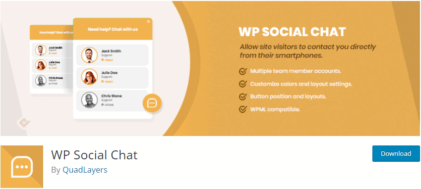 WP Social Chat