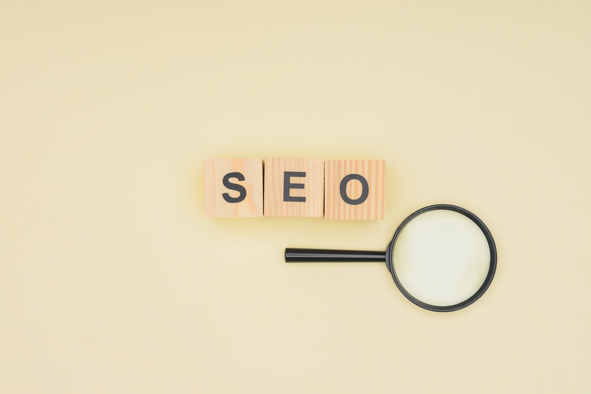 SEO in scrabble letters