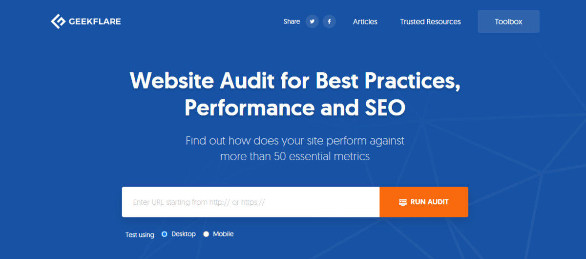 GeekFlare Website Audit