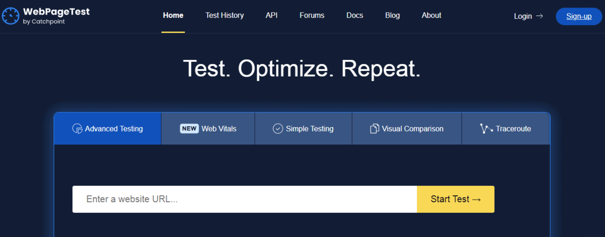 WebPageTest