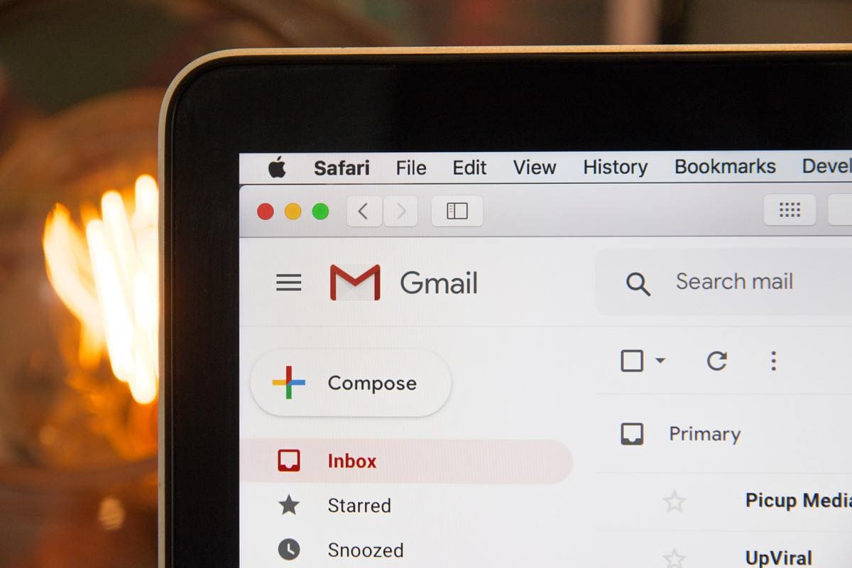 Gmail on safari
