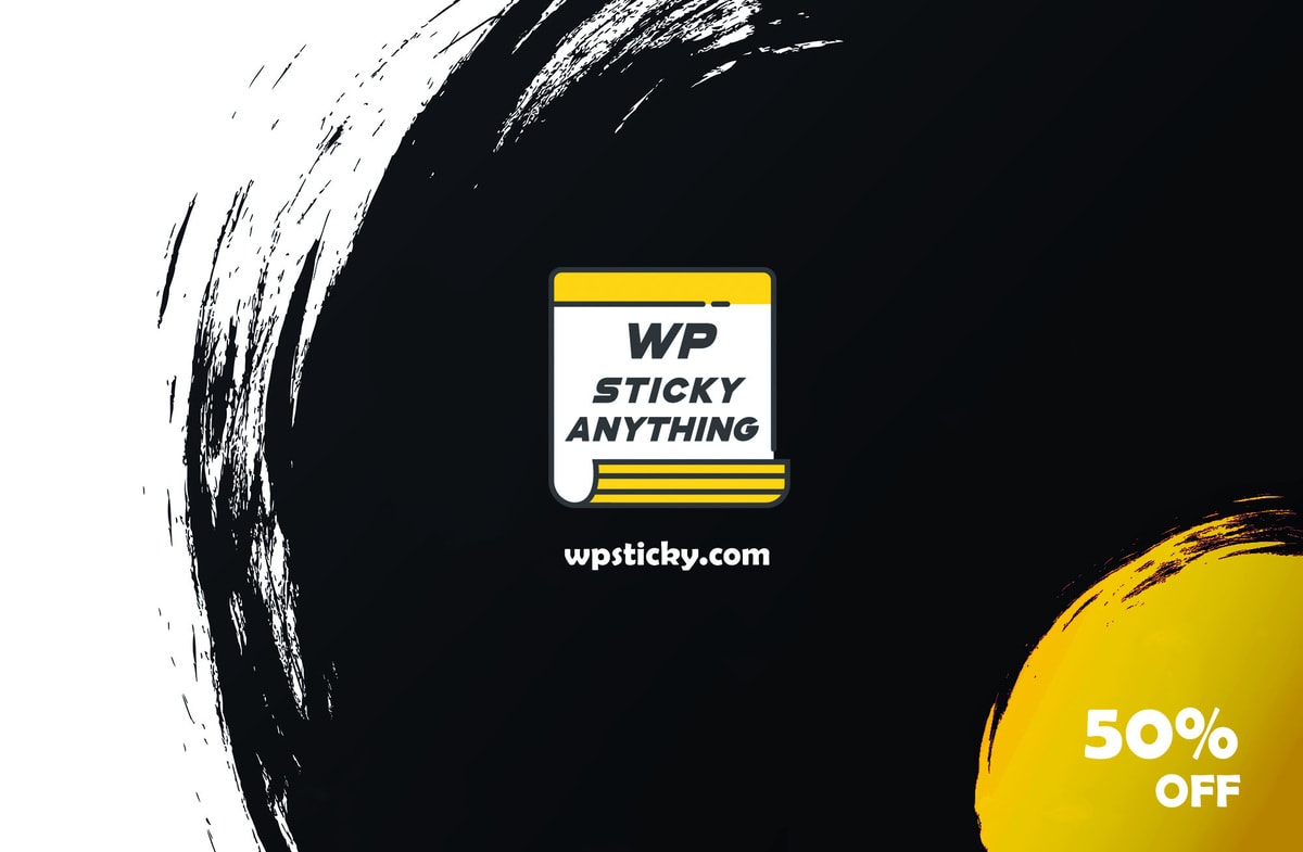 صفقة WP Sticky Black Friday الفسفور الابيض مثبت