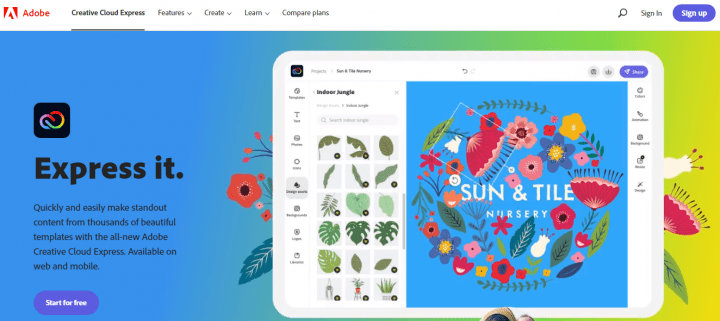 Adobe Creative Cloud Express