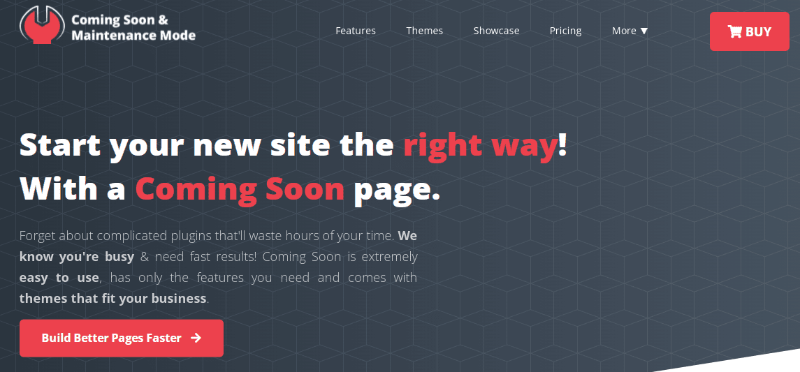 Coming Soon & Maintenance Mode