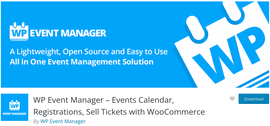 WP Event Manager