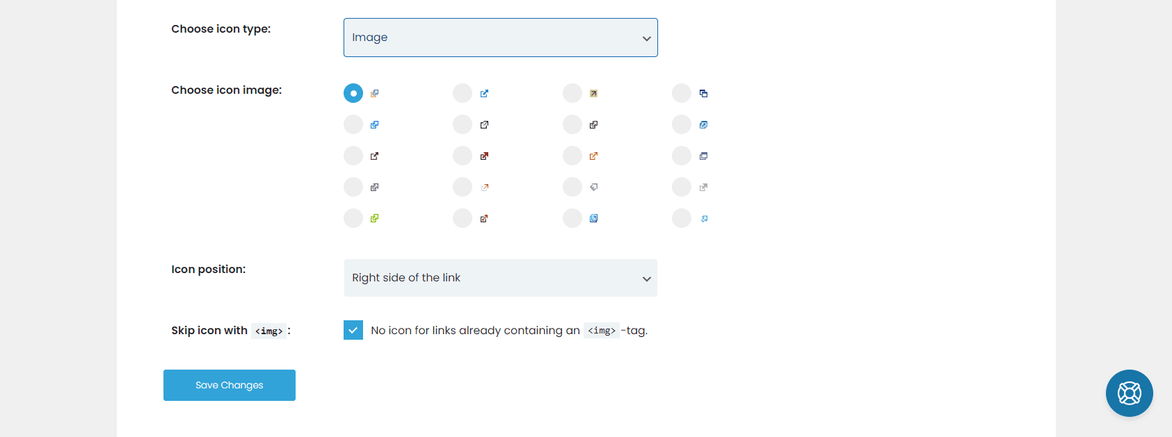 Use image icon