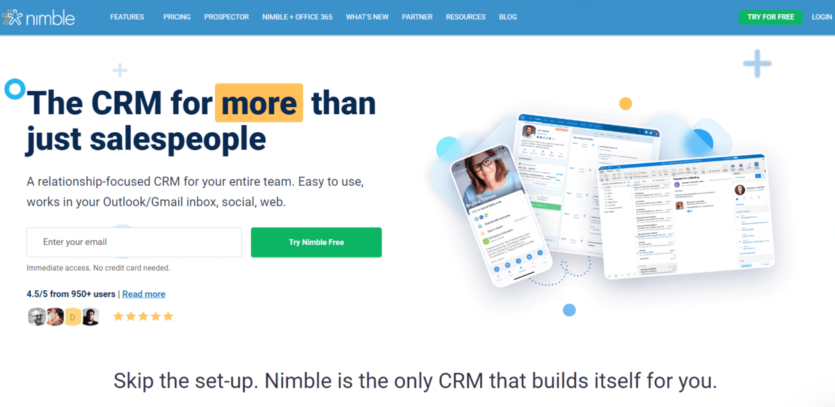 Nimble website