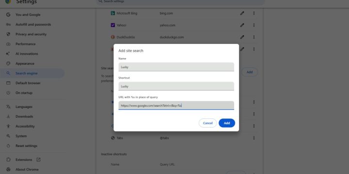 Use a Custom Search Shortcut in the Address Bar