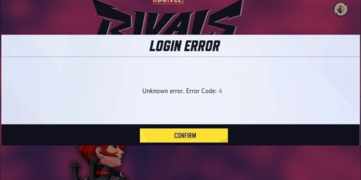 What Is Marvel Rivals Error Code 4?