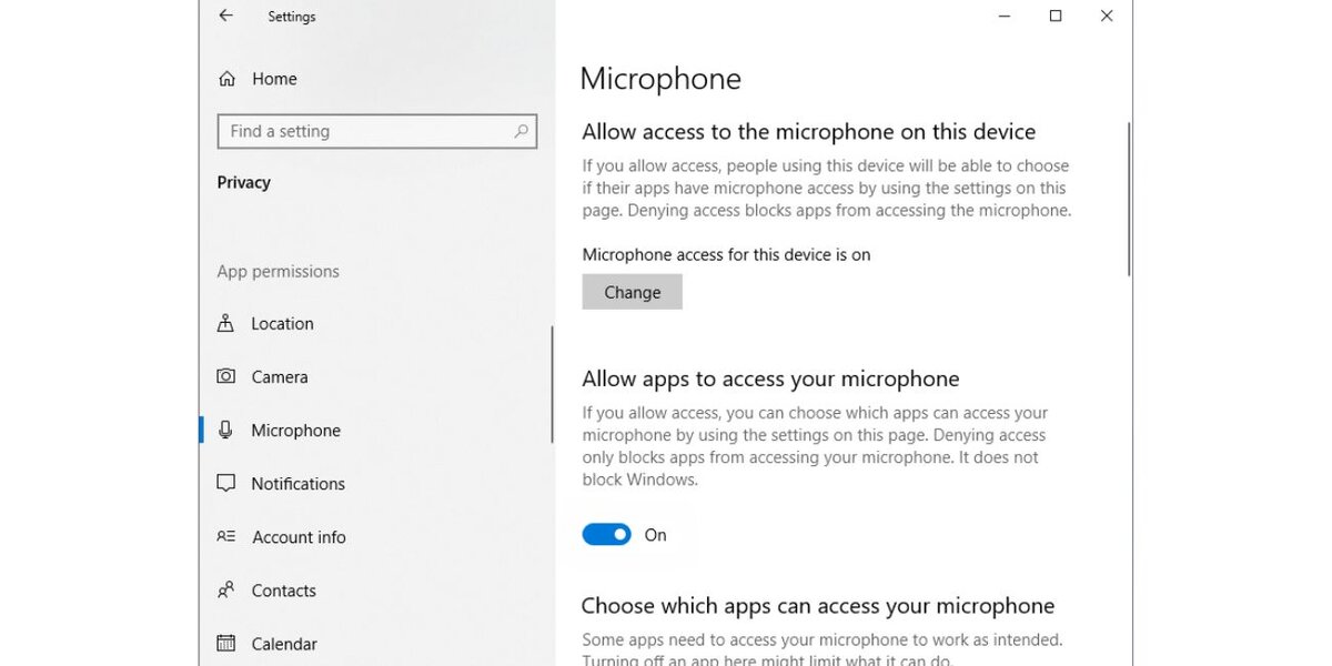 Check Microphone Permissions