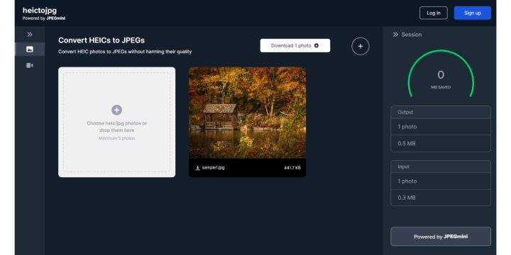 Convert HEIC to JPG Online