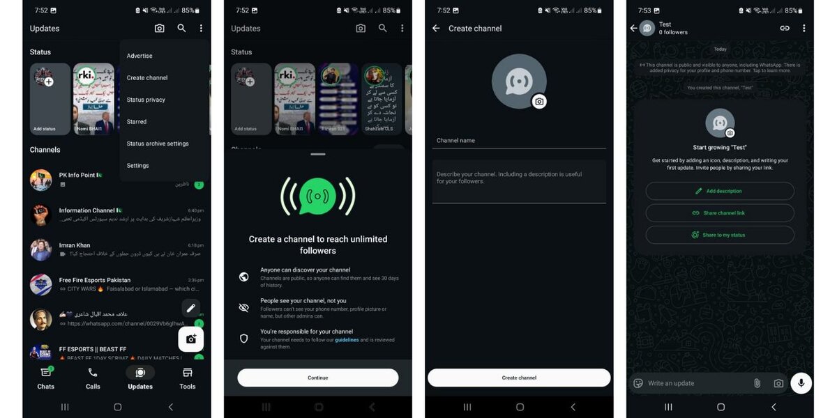 WhatsApp Channels