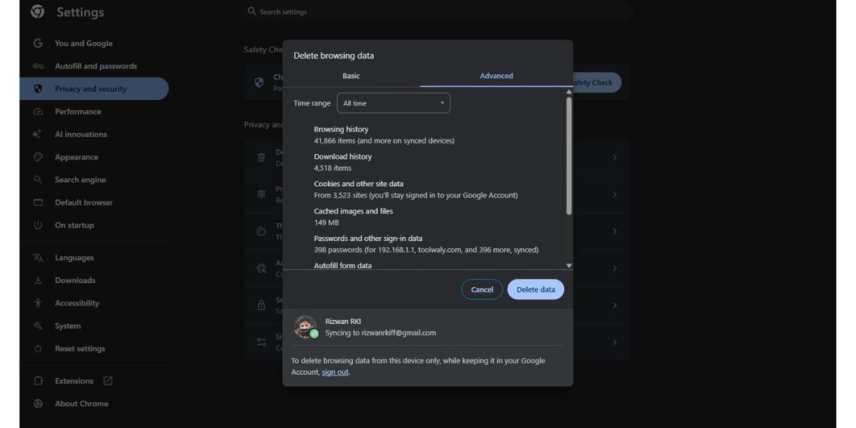 Fix 1: Clear Your Browser Cache and Cookies