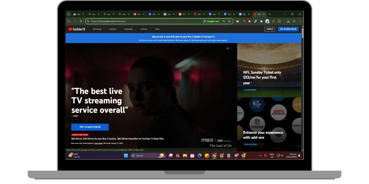 How to Subscribe to YouTube TV Sports Plus