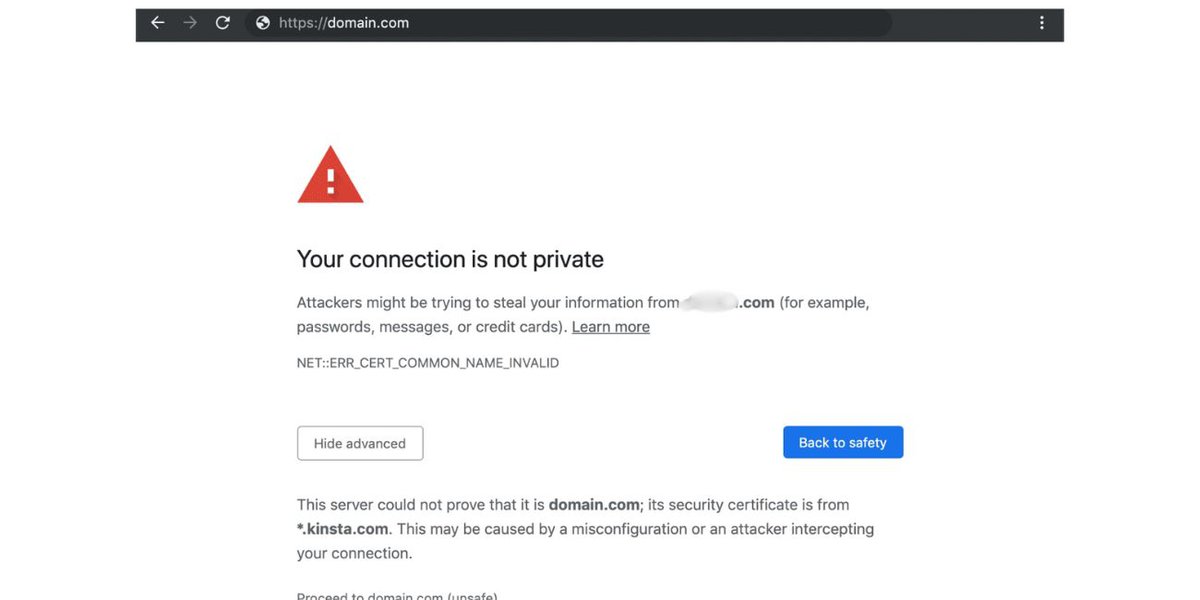 What Does Your Connection Is Not Private Mean?