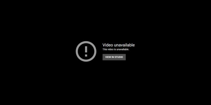 What does the error message "Video Not Available" mean?
