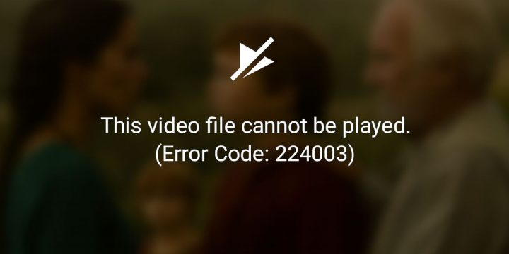 What is Error Code 224003 on the Browser