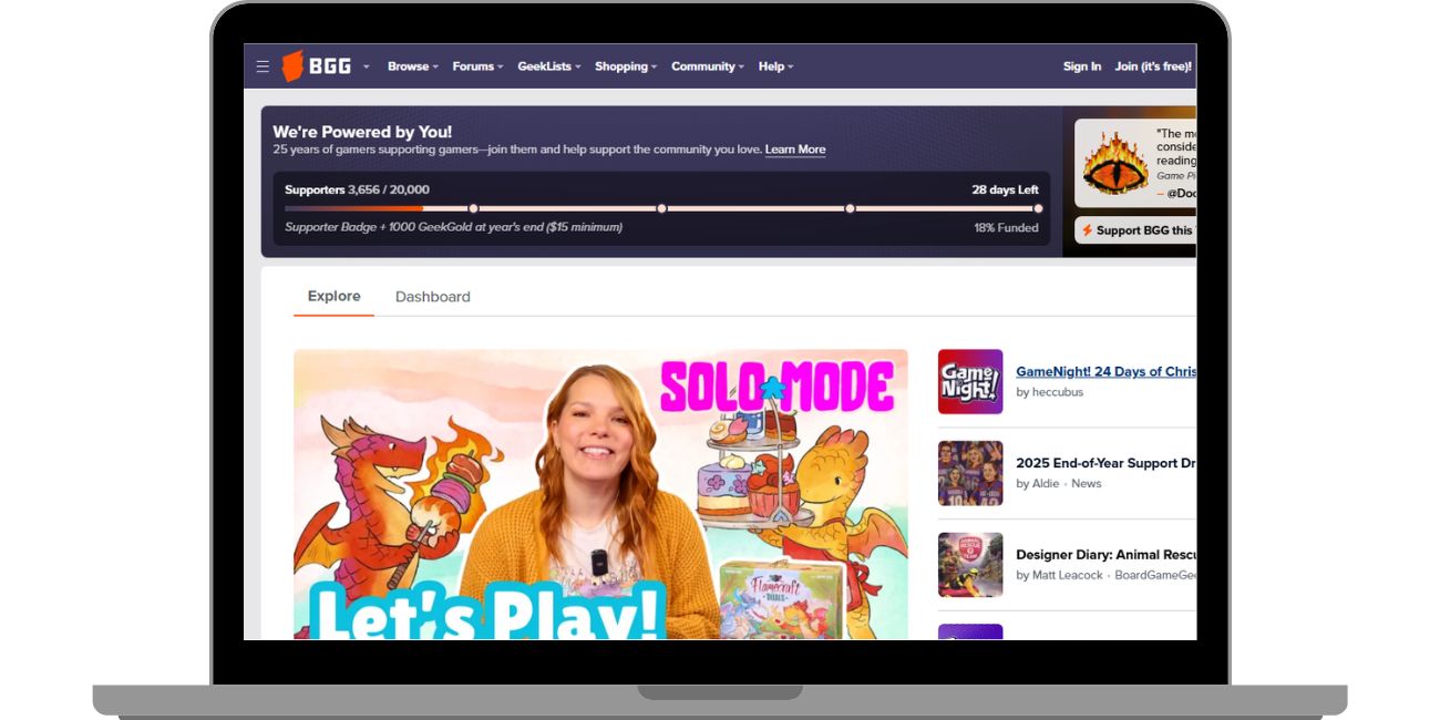 A Quick Explanation of BoardGameGeek