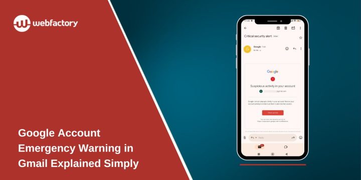 Google Account Emergency Warning in Gmail Explained Simply