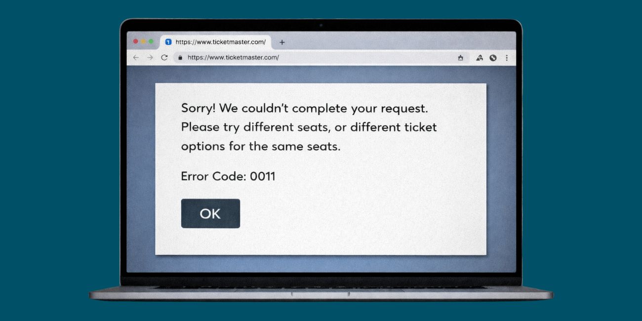 What is Ticketmaster Error Code 0011?