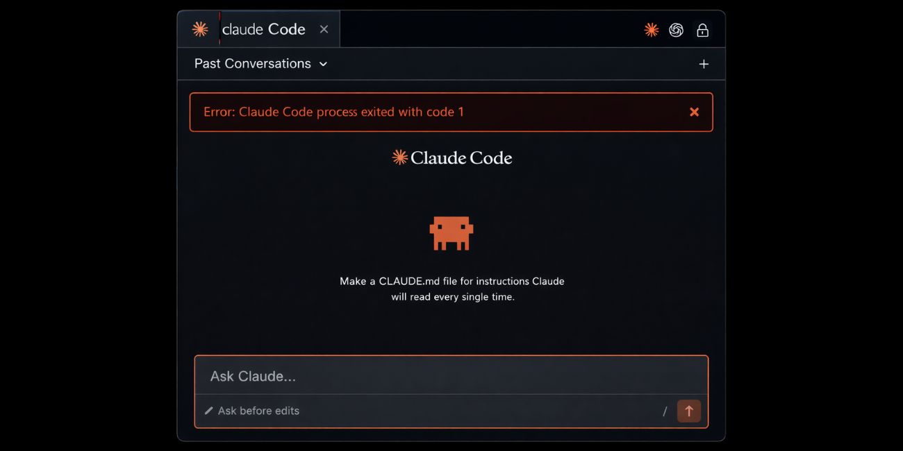 What Is “Claude Code Process Exited With Code 1”