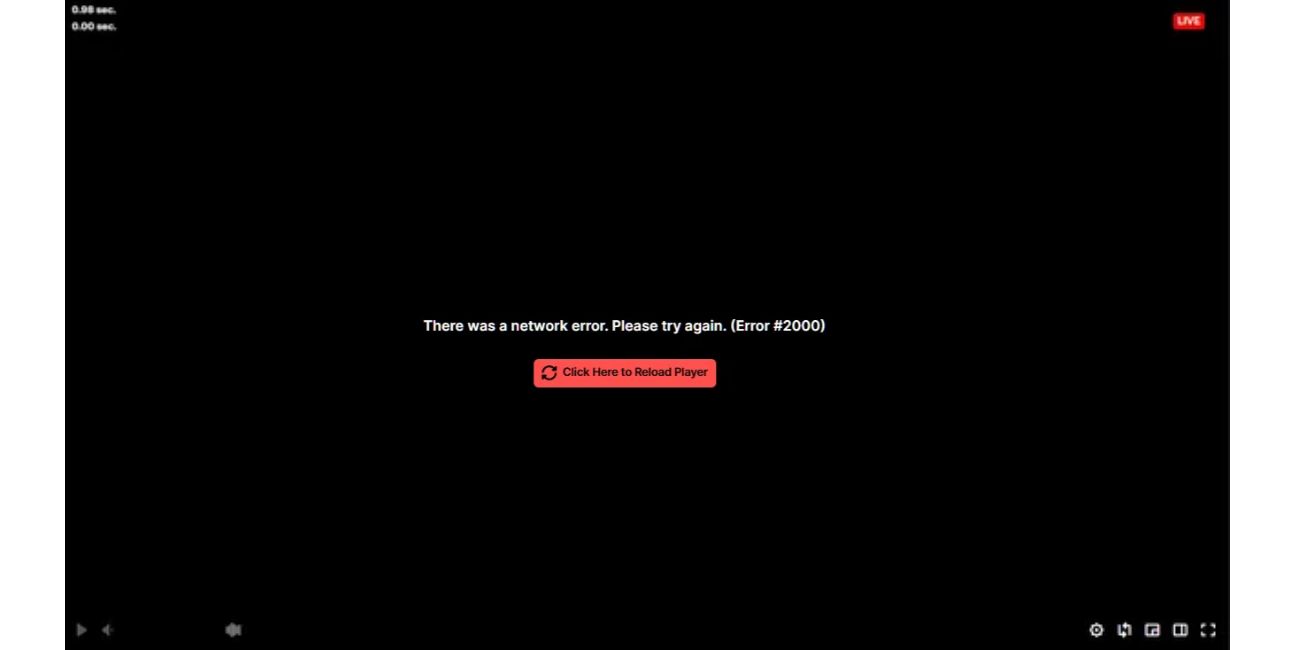 What Is Twitch Network Error #2000?