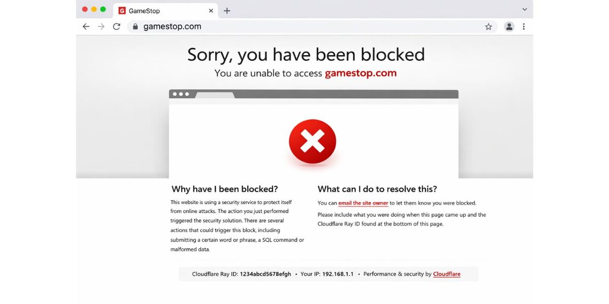 What Does “GameStop Blocking Access” Mean