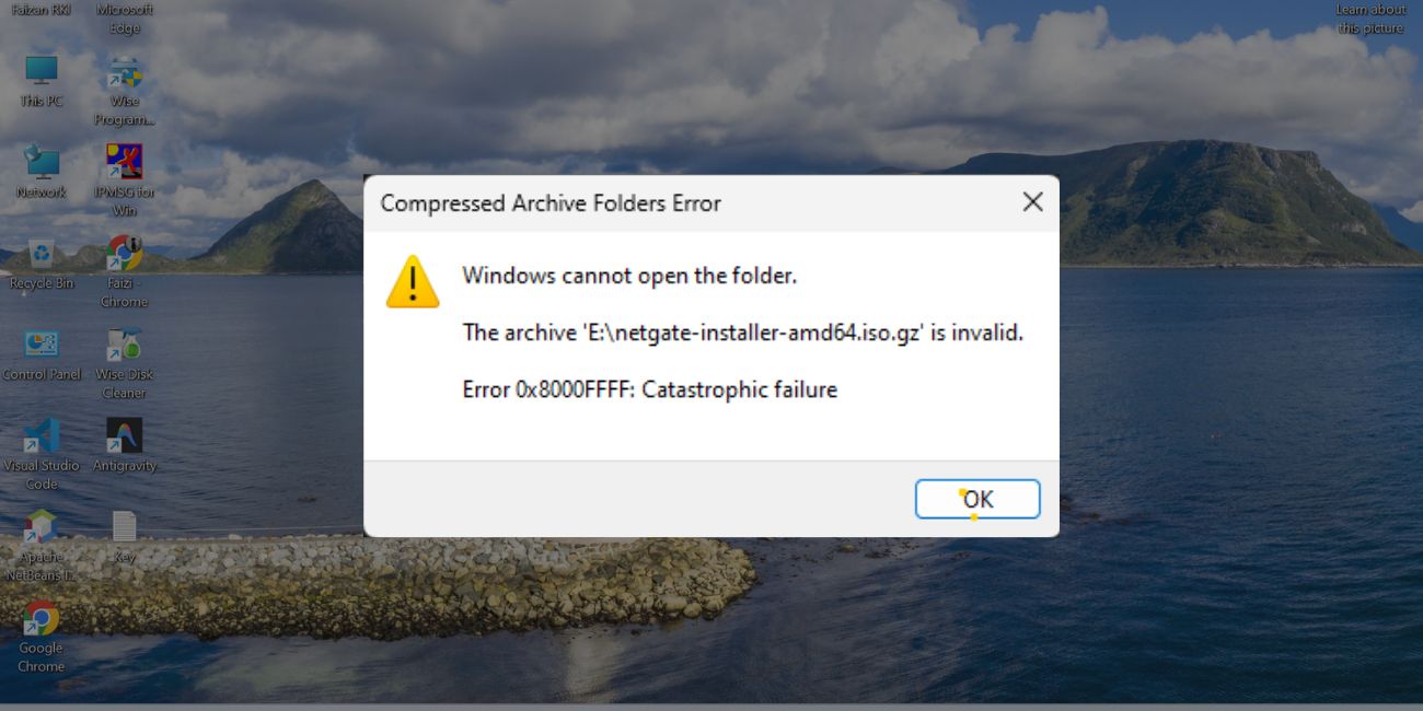 What Is Catastrophic Failure Error Code 0x8000ffff